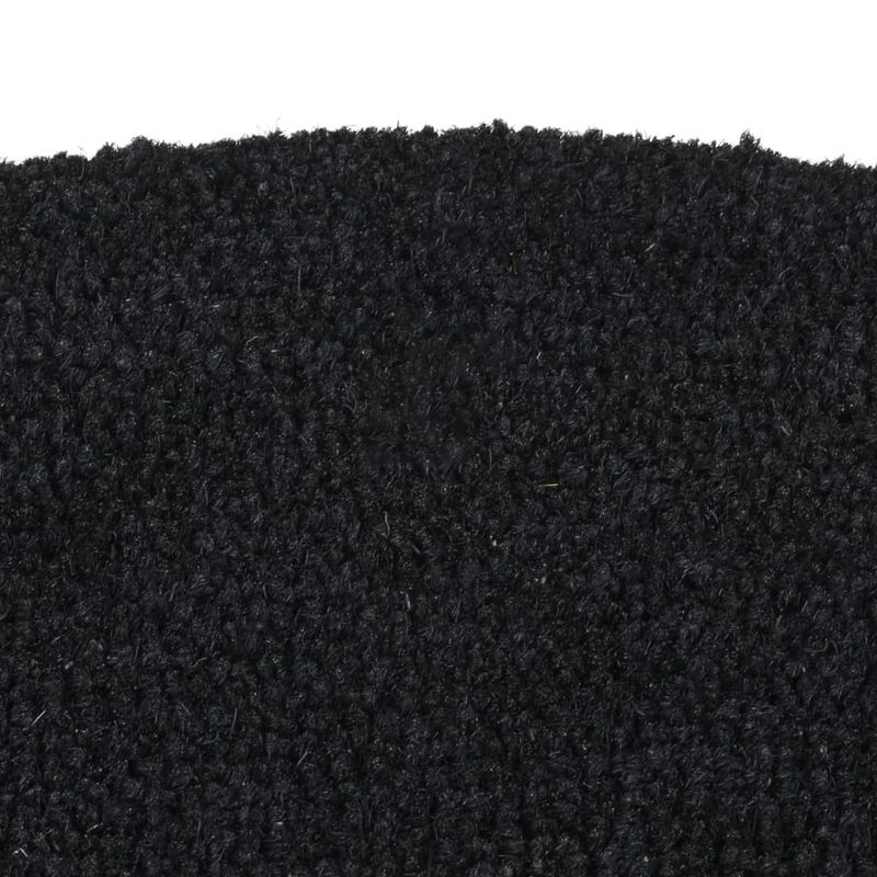 Casa si Gradina - Textile si covoare - Covoare - Covoare casa - Covoras de usa semirotund, negru, 40x60 cm, fibre de cocos - Infinity.ro