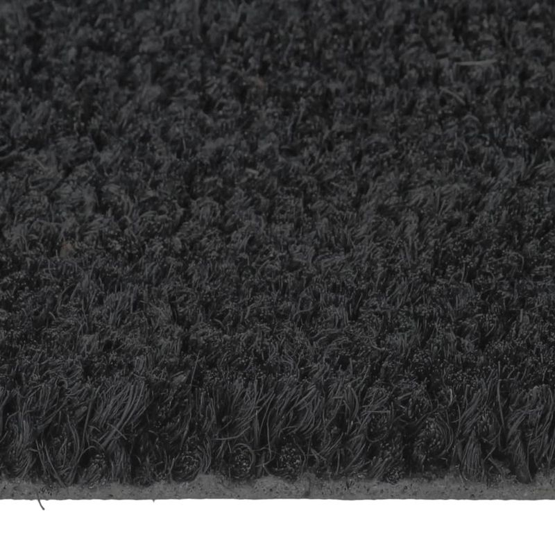 Casa si Gradina - Textile si covoare - Covoare - Covoare casa - Covoras de usa semirotund, negru, 40x60 cm, fibre de cocos - Infinity.ro