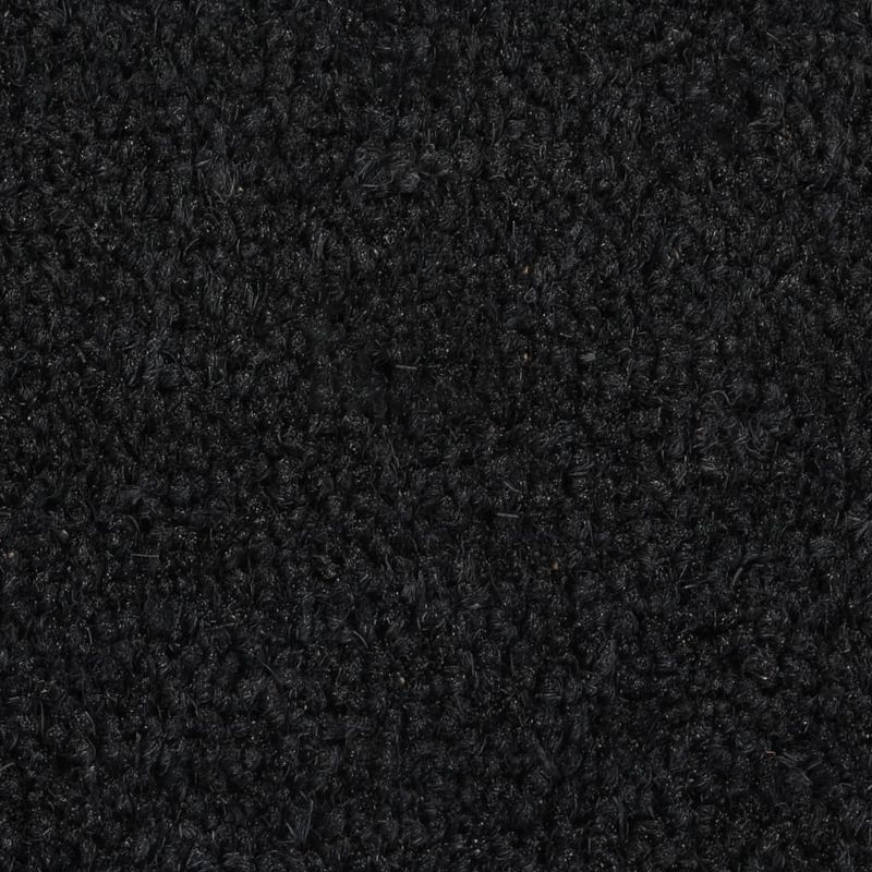 Casa si Gradina - Textile si covoare - Covoare - Covoare casa - Covoras de usa semirotund, negru, 40x60 cm, fibre de cocos - Infinity.ro