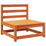 Casa si Gradina - Gradina si terasa - Mobilier exterior - Canapele si fotolii gradina - Canapea de gradina fara brate cu taburet, pin brun - Infinity.ro