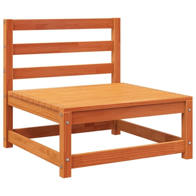 Casa si Gradina - Gradina si terasa - Mobilier exterior - Canapele si fotolii gradina - Canapea de gradina fara brate cu taburet, pin brun - Infinity.ro