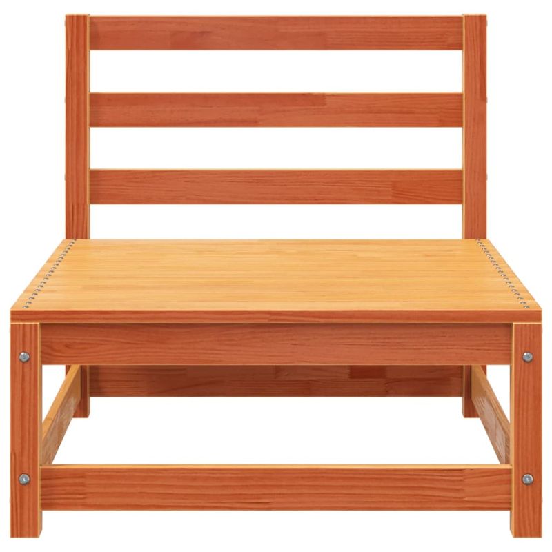 Casa si Gradina - Gradina si terasa - Mobilier exterior - Canapele si fotolii gradina - Canapea de gradina fara brate cu taburet, pin brun - Infinity.ro