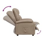 Casa si Gradina - Mobilier - Scaune si fotolii - Fotolii - Fotoliu rabatabil, cappuccino, piele ecologica - Infinity.ro