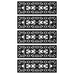 Casa si Gradina - Constructii - Scari si accesorii interioare - Accesorii scari interioare - Trepte de scara, 5 buc., 25x75 cm, cauciuc - Infinity.ro