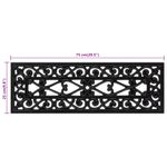 Casa si Gradina - Constructii - Scari si accesorii interioare - Accesorii scari interioare - Trepte de scara, 5 buc., 25x75 cm, cauciuc - Infinity.ro