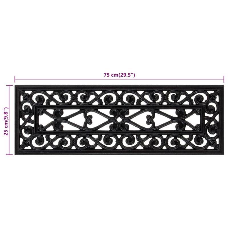 Casa si Gradina - Constructii - Scari si accesorii interioare - Accesorii scari interioare - Trepte de scara, 5 buc., 25x75 cm, cauciuc - Infinity.ro