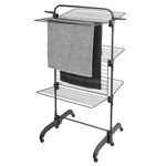 Market - Spalare si intretinere rufe - Uscatoare de rufe si accesorii - Leifheit Uscator turn pentru haine Comfort Tower 420, negru - Infinity.ro