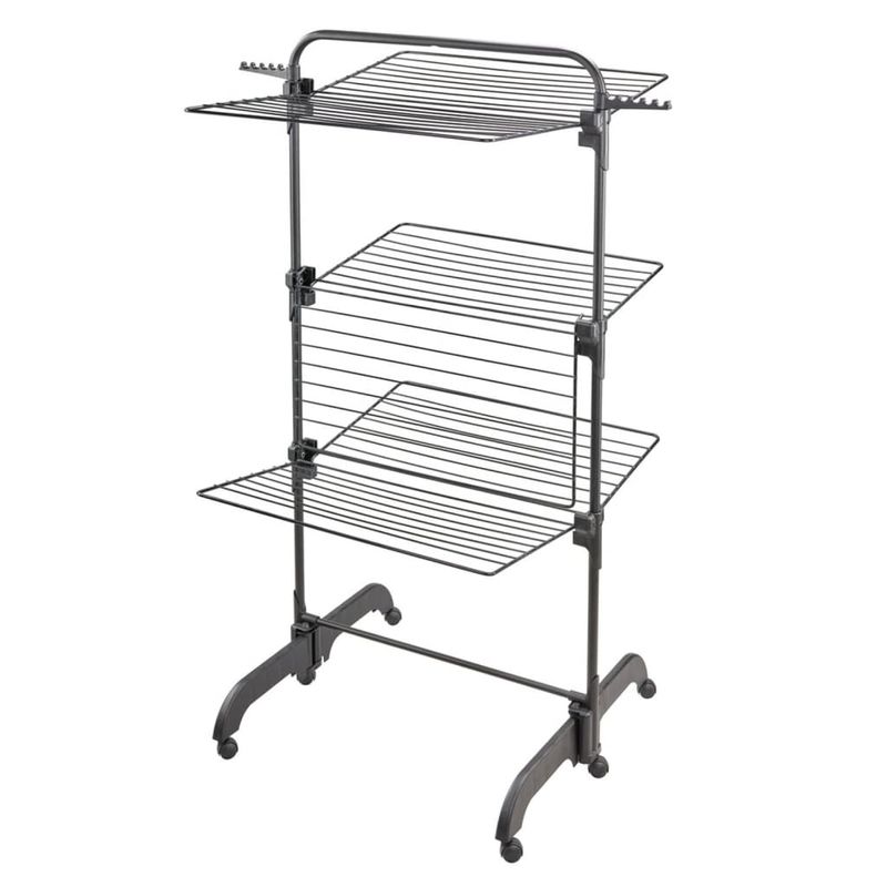 Market - Spalare si intretinere rufe - Uscatoare de rufe si accesorii - Leifheit Uscator turn pentru haine Comfort Tower 420, negru - Infinity.ro