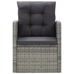 Casa si Gradina/Gradina si terasa/Mobilier exterior/Seturi mobila gradina - Set mobilier de exterior cu perne, 5 piese, gri, poliratan - Infinity.ro