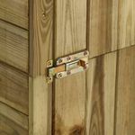 Casa si Gradina - Gradina si terasa - Casute de gradina - Sopron lemne si scule de gradina, 253 x 80 x 170 cm, lemn pin - Infinity.ro