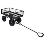 Casa si Gradina - Constructii - Depozitare, transport si protectie - Echipamente pentru transport si ridicat - Carucior manual de gradina, negru, 250 kg - Infinity.ro