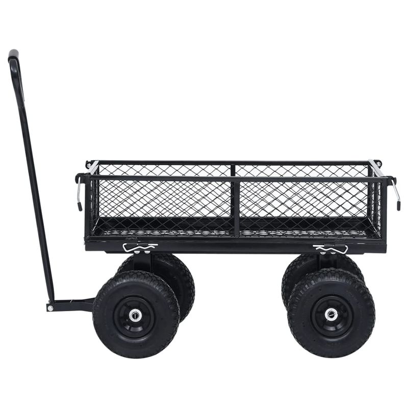 Casa si Gradina - Constructii - Depozitare, transport si protectie - Echipamente pentru transport si ridicat - Carucior manual de gradina, negru, 250 kg - Infinity.ro