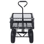 Casa si Gradina - Constructii - Depozitare, transport si protectie - Echipamente pentru transport si ridicat - Carucior manual de gradina, negru, 250 kg - Infinity.ro