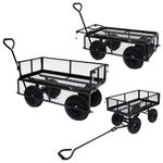 Casa si Gradina - Constructii - Depozitare, transport si protectie - Echipamente pentru transport si ridicat - Carucior manual de gradina, negru, 250 kg - Infinity.ro