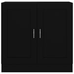 Casa si Gradina - Mobilier - Biblioteci si rafturi - Biblioteci - Biblioteca, negru, 82,5 x 30,5 x 80 cm, PAL - Infinity.ro