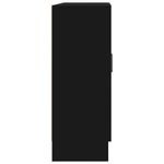 Casa si Gradina - Mobilier - Biblioteci si rafturi - Biblioteci - Biblioteca, negru, 82,5 x 30,5 x 80 cm, PAL - Infinity.ro