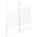 Casa si Gradina - Sanitare - Cazi si cabine de dus - Cabine dus - Cabina de baie, 120 x 140 cm, sticla securizata, dungi - Infinity.ro