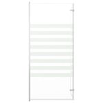 Casa si Gradina - Sanitare - Cazi si cabine de dus - Cabine dus - Cabina de baie, 120 x 140 cm, sticla securizata, dungi - Infinity.ro