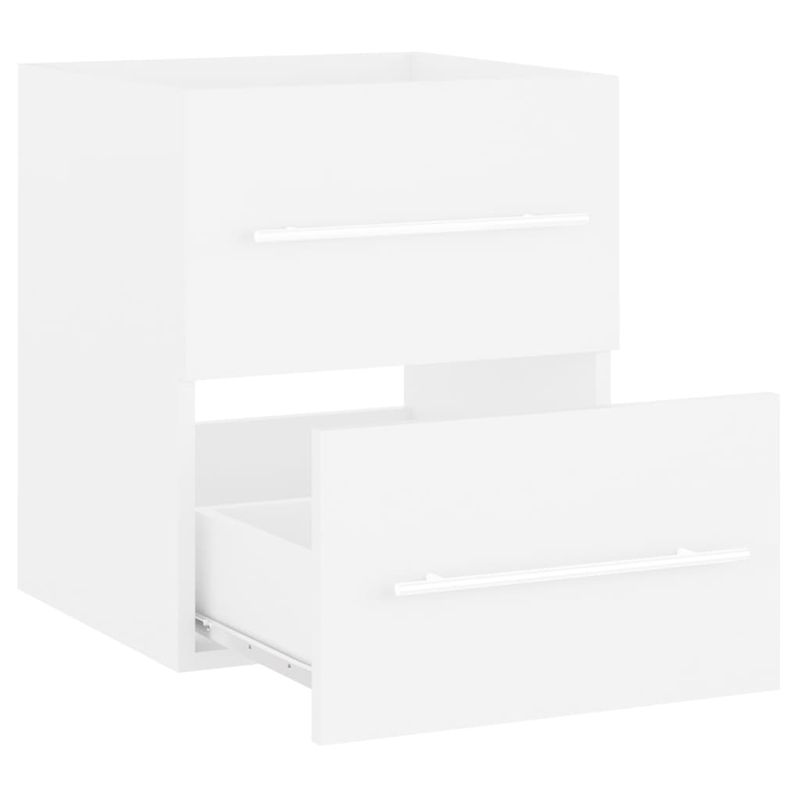 Casa si Gradina - Mobilier - Mobilier baie - Comode baie - Dulap pentru chiuveta, alb, 41x38,5x48 cm, PAL - Infinity.ro