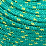 Casa si Gradina - Constructii - Feronerie si accesorii - Sfoara si lanturi - Franghie de barca, verde, 6 mm, 100 m, polipropilena - Infinity.ro