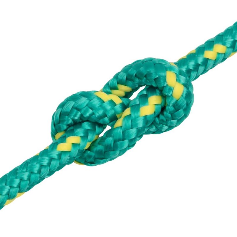 Casa si Gradina - Constructii - Feronerie si accesorii - Sfoara si lanturi - Franghie de barca, verde, 6 mm, 100 m, polipropilena - Infinity.ro