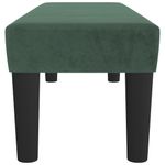 Casa si Gradina - Mobilier - Canapele si coltare - Banchete - Banca, verde inchis, 100x30x30 cm, catifea - Infinity.ro