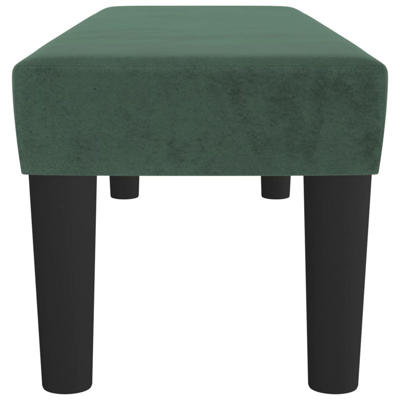 Casa si Gradina - Mobilier - Canapele si coltare - Banchete - Banca, verde inchis, 100x30x30 cm, catifea - Infinity.ro