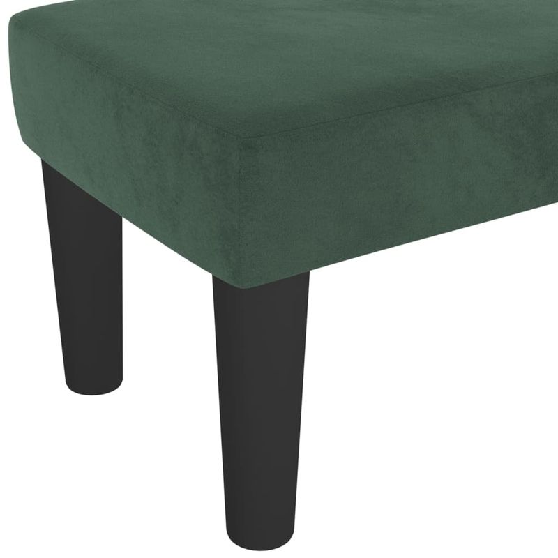 Casa si Gradina - Mobilier - Canapele si coltare - Banchete - Banca, verde inchis, 100x30x30 cm, catifea - Infinity.ro