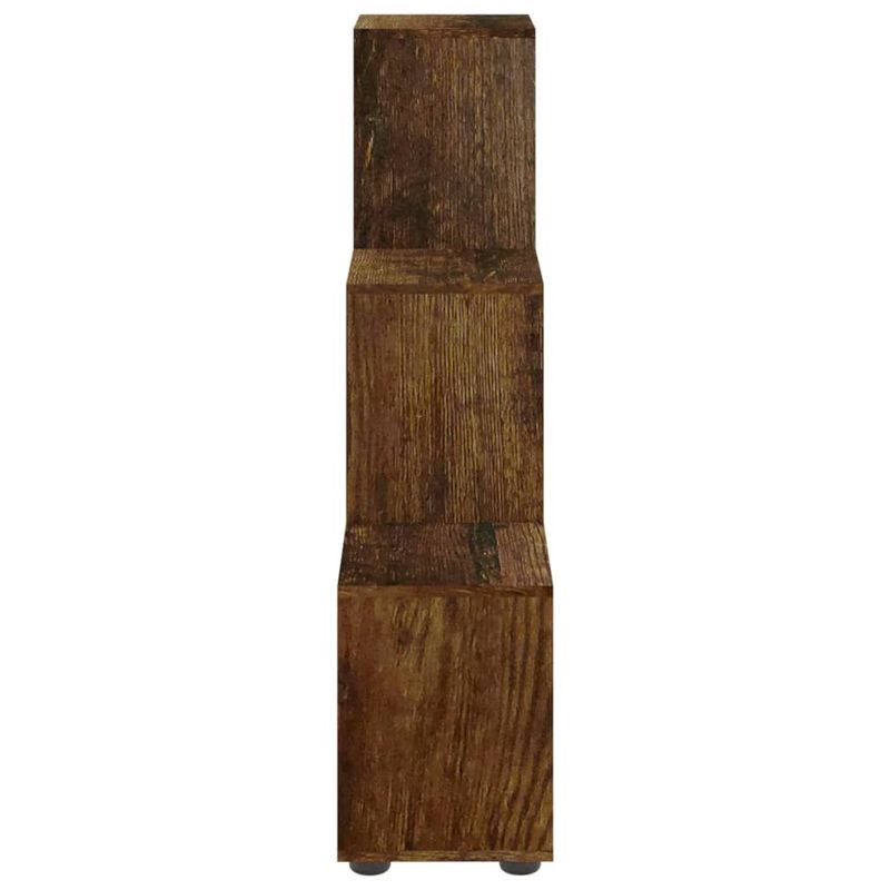 Casa si Gradina - Mobilier - Biblioteci si rafturi - Biblioteci - Biblioteca in trepte, stejar fumuriu, 107 cm, lemn compozit - Infinity.ro