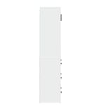 Casa si Gradina - Mobilier - Comode si corpuri - Corpuri bucatarie - Dulap inalt, alb extralucios, lemn compozit - Infinity.ro