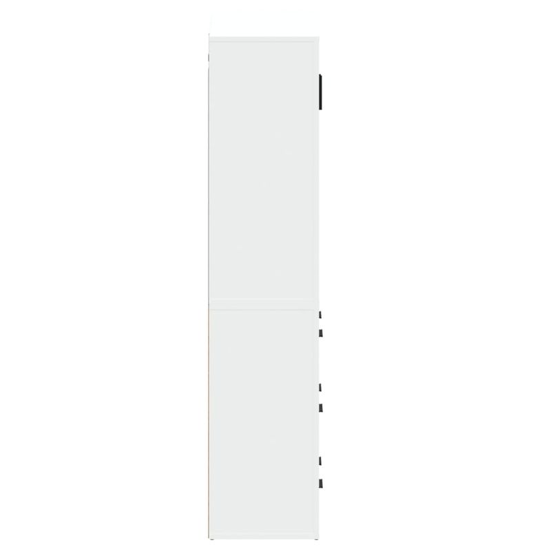 Casa si Gradina - Mobilier - Comode si corpuri - Corpuri bucatarie - Dulap inalt, alb extralucios, lemn compozit - Infinity.ro