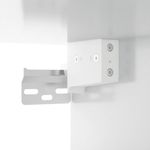 Casa si Gradina - Mobilier - Comode si corpuri - Corpuri bucatarie - Dulap inalt, alb extralucios, lemn compozit - Infinity.ro