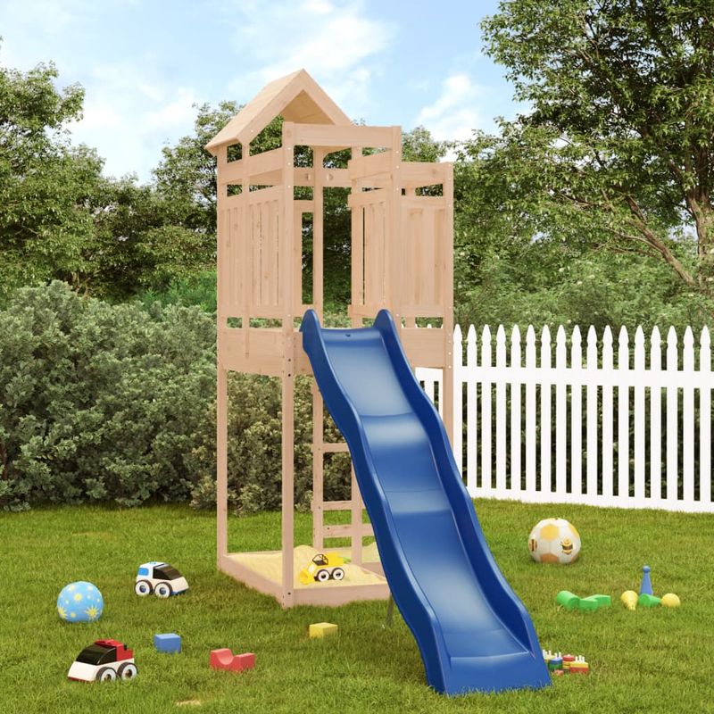 Jucarii, Copii si Bebe - Jucarii si jocuri - Jucarii de exterior - Spatii de joaca si accesorii - Set de joaca pentru exterior, lemn masiv de pin - Infinity.ro