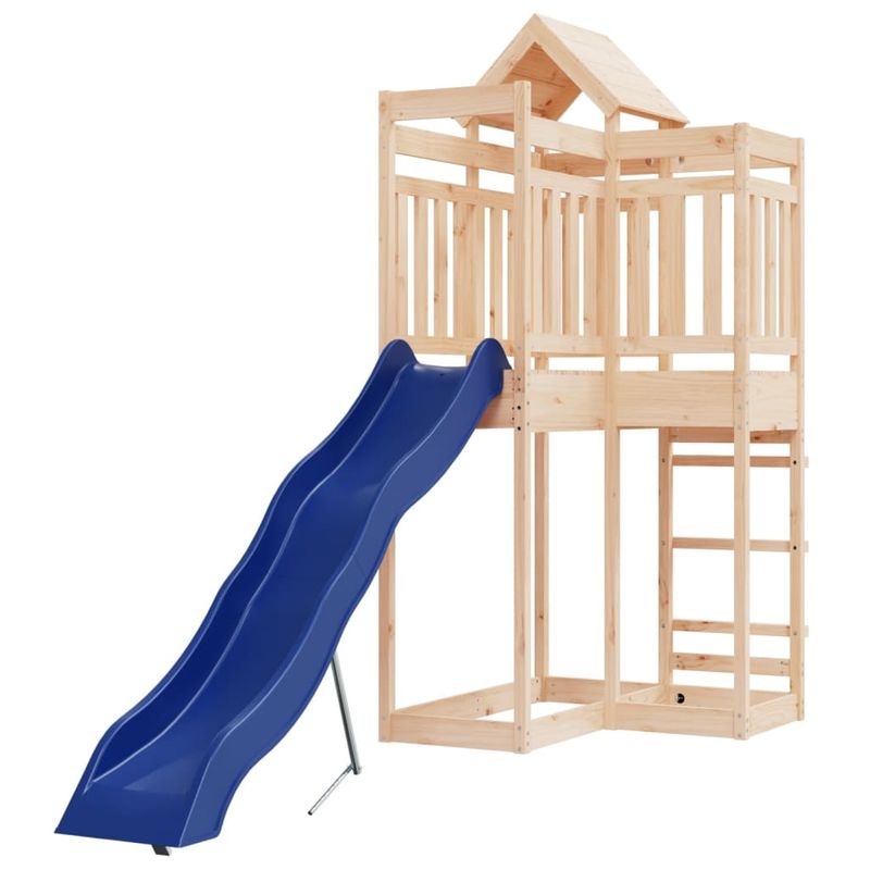 Jucarii, Copii si Bebe - Jucarii si jocuri - Jucarii de exterior - Spatii de joaca si accesorii - Set de joaca pentru exterior, lemn masiv de pin - Infinity.ro