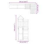 Jucarii, Copii si Bebe - Jucarii si jocuri - Jucarii de exterior - Spatii de joaca si accesorii - Set de joaca pentru exterior, lemn masiv de pin - Infinity.ro