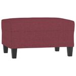 Casa si Gradina - Mobilier - Scaune si fotolii - Tabureti - Taburet, rosu vin, 70x55x41 cm, material textil - Infinity.ro