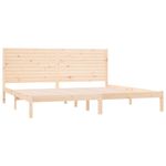 Casa si Gradina - Mobilier - Paturi si accesorii - Paturi - Cadru de pat Super King, 180x200 cm, lemn masiv - Infinity.ro