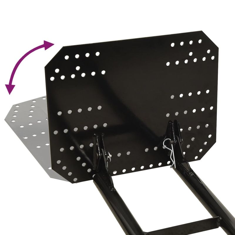 Casa si Gradina - Gradinarit si plante - Utilaje gradina - Freze zapada si articole deszapezire - Plug de zapada pentru ATV, negru, 150 x 38 cm - Infinity.ro