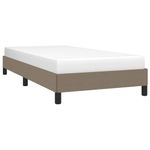 Casa si Gradina - Mobilier - Paturi si accesorii - Paturi - Cadru de pat, gri taupe, 80x200 cm, material textil - Infinity.ro