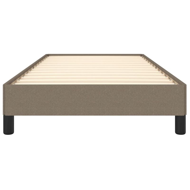 Casa si Gradina - Mobilier - Paturi si accesorii - Paturi - Cadru de pat, gri taupe, 80x200 cm, material textil - Infinity.ro