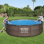 Casa si Gradina - Constructii - Scari si accesorii interioare - Alte accesorii pentru piscine - Bestway Prelata solara de piscina Flowclear, 356 cm - Infinity.ro