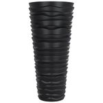 Casa si Gradina - Gradinarit si plante - Plante si ghivece - Ghivece si suporturi - Jardiniera cu interior detasabil, antracit 18 / 45 L PP canelat - Infinity.ro