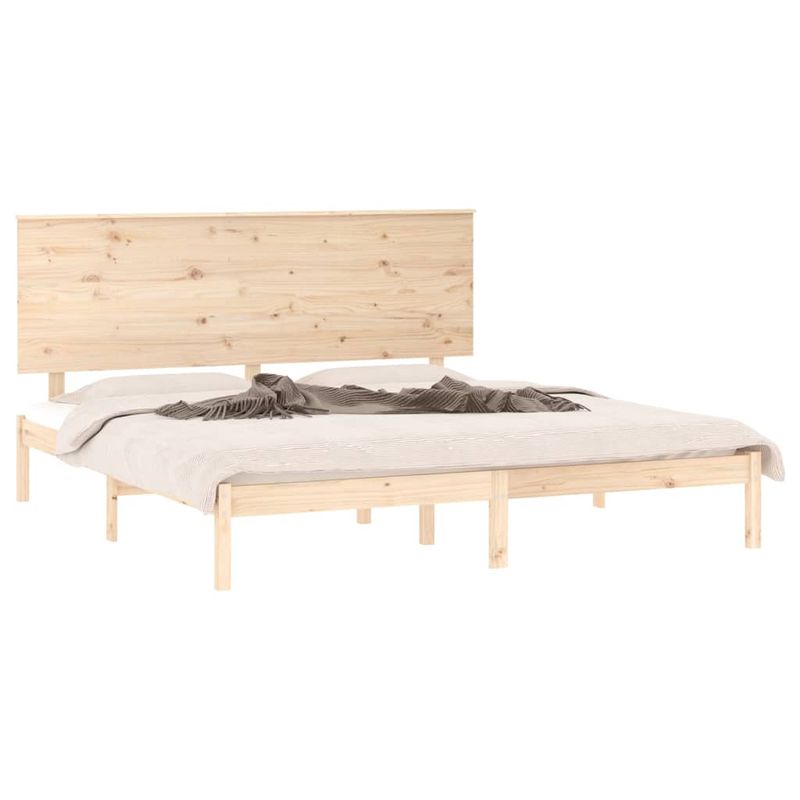 Casa si Gradina - Mobilier - Paturi si accesorii - Paturi - Cadru de pat King Size, 150x200 cm, lemn masiv - Infinity.ro