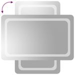 Casa si Gradina - Decoratiuni - Oglinzi - Oglinda de baie cu LED, 50x80 cm - Infinity.ro