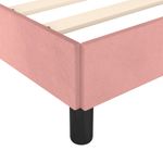 Casa si Gradina - Mobilier - Paturi si accesorii - Paturi - Cadru de pat, roz, 90x190 cm, catifea - Infinity.ro