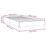 Casa si Gradina - Mobilier - Paturi si accesorii - Paturi - Cadru de pat, roz, 90x190 cm, catifea - Infinity.ro