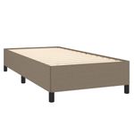 Casa si Gradina - Mobilier - Paturi si accesorii - Paturi - Cadru de pat, gri taupe, 100 x 200 cm, material textil - Infinity.ro