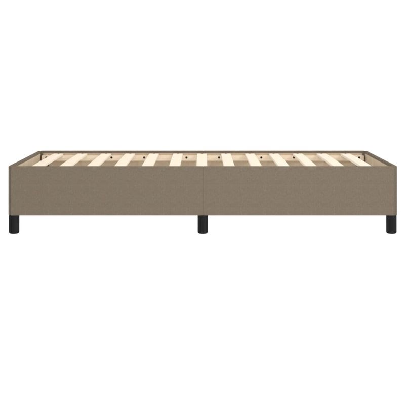 Casa si Gradina - Mobilier - Paturi si accesorii - Paturi - Cadru de pat, gri taupe, 100 x 200 cm, material textil - Infinity.ro