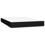 Casa si Gradina - Mobilier - Paturi si accesorii - Paturi - Pat box spring cu saltea, negru, 120x200 cm, textil - Infinity.ro