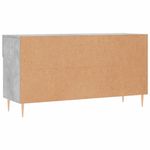 Casa si Gradina - Mobilier - Organizare si depozitare - Organizator incaltaminte - Bancheta pantofar, gri beton, 102x35x55 cm, lemn prelucrat - Infinity.ro